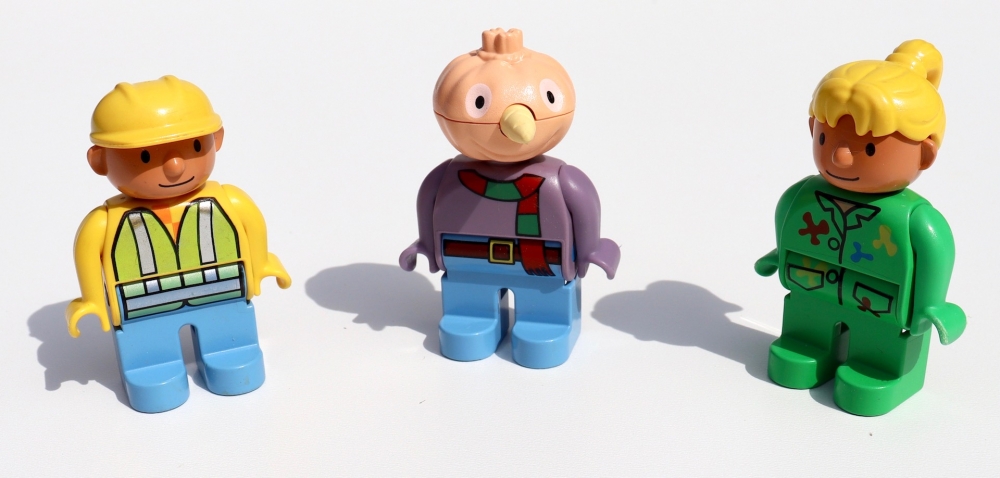 Bild 1 von Bob der Baumeister Figuren: Bob, Wendy und Knolle  / (Variante) gebraucht gut- ohne OVP & Bauanleitung