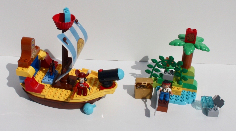 Bild 1 von 10514 - Jakes Piratenschiff Bucky  / (Variante) gebraucht gut - ohne OVP mit Bauanleitung