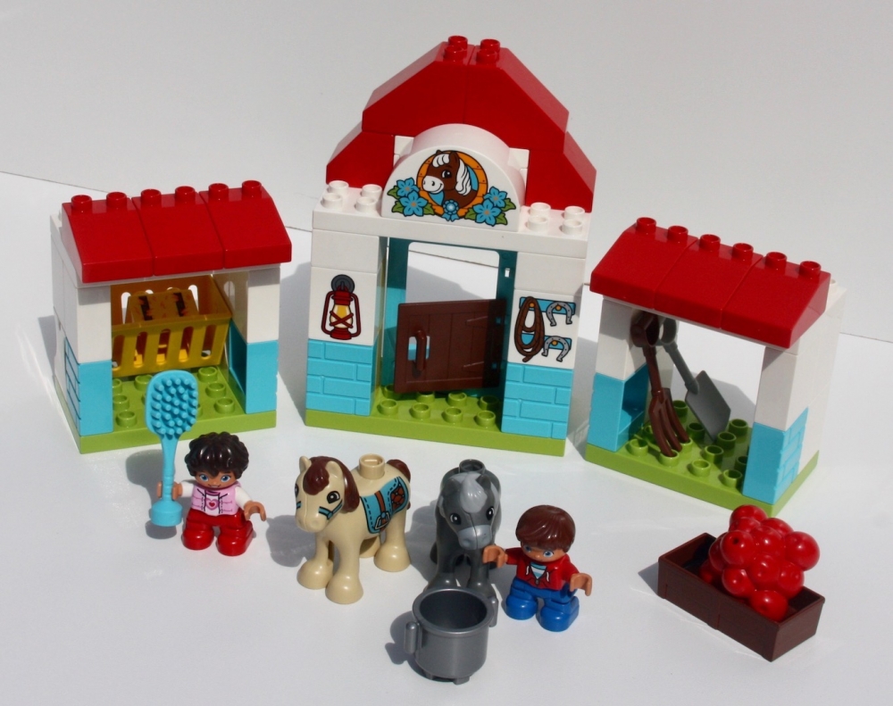 Bild 1 von 10868 - Town Pferdestall  / (Variante) gebraucht sehr gut - mit OVP & Bauanleitung