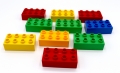 Lego Duplo 8'er Bausteine 2x4 Noppen - 10 Stück bunt gemischt