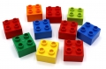 Lego Duplo 4'er Bausteine 2x2 Noppen - 10 Stück bunt gemischt