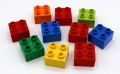 Bild 2 von Lego Duplo 4'er Bausteine 2x2 Noppen - 10 Stück bunt gemischt