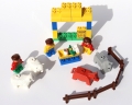 Bild 2 von Lego Duplo Weihnachtskrippe / Maria und Joseph, Ochse, Esel, Hirte,...  / (Variante) gebraucht gut- ohne OVP & Bauanleitung